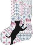 (image for) Cats And Stockings Snowflake
